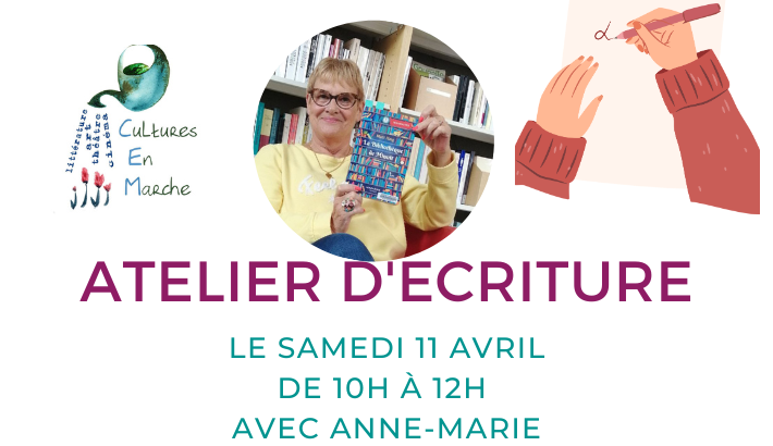 Atelier d'écriture avril 2026