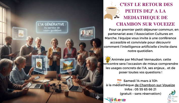 Les p'tts dej de la médiathèque